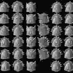 Blood Seraphs Veteran Shoulderpads Set Re-Upload