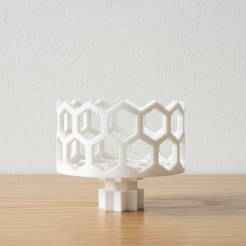 Can holder with honeycomb design + Railblaza StarPort connector (kayak, zodiac, float tube, boat)