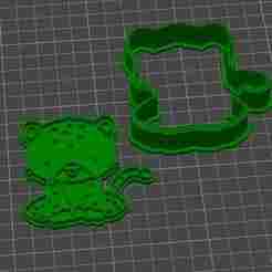 Cheetah Cookie Cutter Safari