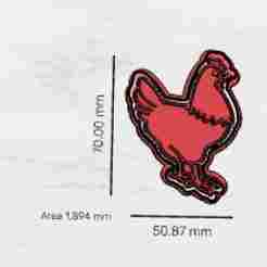 Chicken cutter and stamp