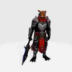 Dressed dragon figurine