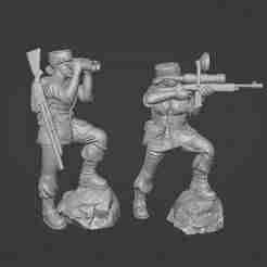 Dust 1947 - Allies - USMC SNIPER SQUAD Proxy