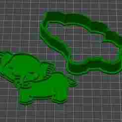 Elephant Cookie Cutter Safari