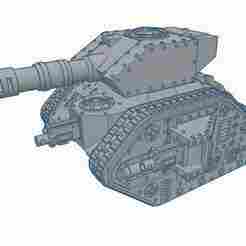 FDMBT Tank for Grimdark Future Human Defense force [SUPPORTLESS, FDM FRIENDLY]