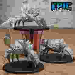 Frost Crab Set ‧ DnD Miniature ‧ Tabletop Miniatures ‧ Gaming Monster ‧ 3D Model ‧ RPG ‧ DnDminis ‧ STL FILE