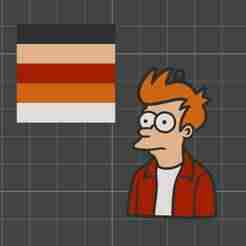 Fry Futurama keychain / Fry Futurama keychain.