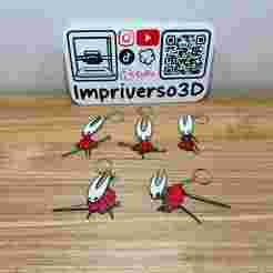 Hollow Knight Silksong HORNET Keychains