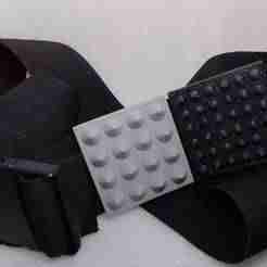 Large strap spiked pads