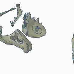 Light-up Gaster Blaster Skull