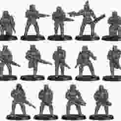 🚨 MASSIVE DEAL: 15x Renegade Guardsmen Squad - Sci-Fi Infantry Pack - Only $8!
