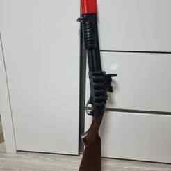 Meat mellet muzzle break for Marui M870 Breacher