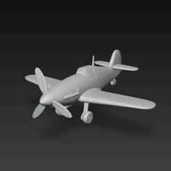 Messerschmitt Bf 109 – Modelo 3D de Avión de Combate Histórico para Impresión 3D