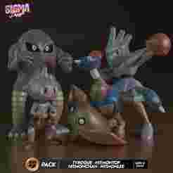 pack - hitmonlee hitmonchan tyrogue hitmontop