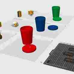 World Cup 2026 World Cup Pack - Mascots Cup + Logo + Keychain 3D