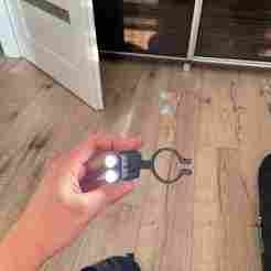 Paint gun Boruit V3 flashlight holder