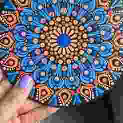 Punch set punches for pointillism