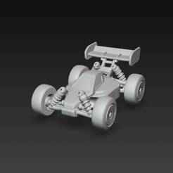 RC Buggy – Modelo 3D de Auto Todo Terreno Teledirigido para Impresión 3D