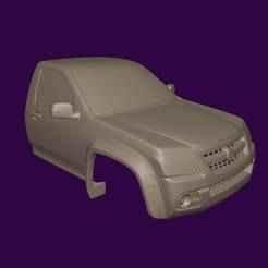 RC CAR 2008 COLORADO HOLDEN SINGLECAB 3D PRINT STL