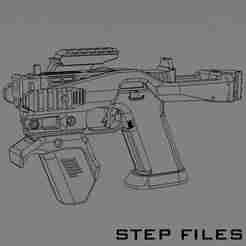 Recover Tactical Style Airsoft Glock G17 Brace Carbine Conversion Kit Step Files (CAD/CNC)