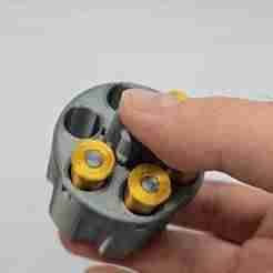 Revolver Cylinder Fidget Spinner Toy