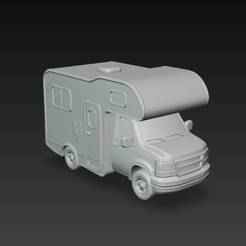 RV – Modelo 3D de Casa Rodante Recreativa para Impresión 3D