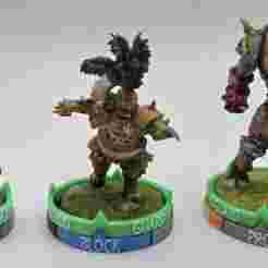 Skill rings/puzzles system for Blood Bowl (English and French)