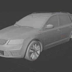 skoda octavia rs avant kombi combi scale 1:43