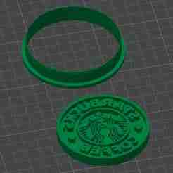 Starbucks Logo Cookie Cutter & Embosser
