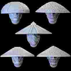 Straw Hat Heads - Modular Samurai