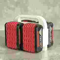 Transport system for 4 Bosch pro batteries