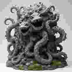 Twin-Headed Spiked Horror - 32mm Scale