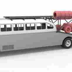 Vintage Transporter truck for Race car Version 8 Scale 1:25