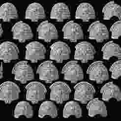 Xeno hunter thick Shoulderpads Set Re-Upload