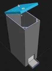 standing Nespresso caffee capsule holder ( with 1 or 2 line)