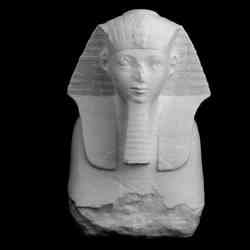 Head and Shoulders of a Sphinx of Hatshepsut at The Metropolitan Museum of Art, New York