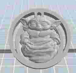 Bebek Yoda Küpe &amp; Kolye