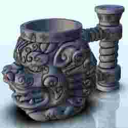 Asya ejderha zar kupası (3) - bira kutusu tutacağı