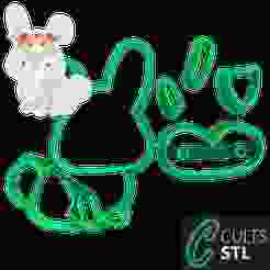 CORTADORES COELHO - BOSQUE - 7cm