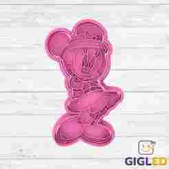 Cutter and stamp minnie safari