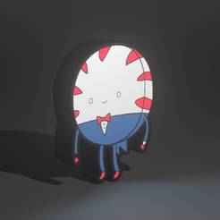 Peppermint Butler adventure time lightbox / Mayordomo menta hora de aventuras caja de lu