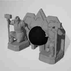 Suporte Alexa Echo Dot 4a e 5a Geração GATES KHAZAR-DUM LOTR