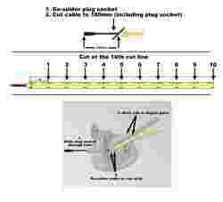 Leaping salmon lithophane