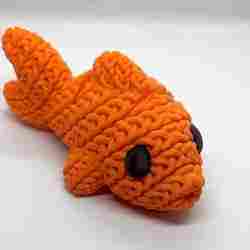 Knitted Flexi Goldfish