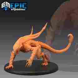 Alien Beast Crawling / Extraterrestrial Tentacle Creature / Biologic Weapon