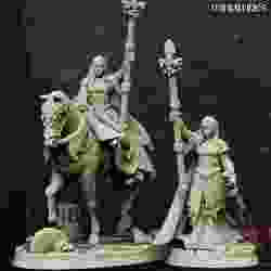 Damsel of the Lady - Highlands Miniatures