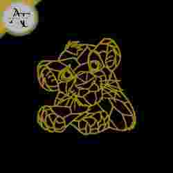 Simba - Aslan Kral - Duvar Sanatı Dekoru