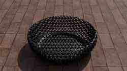 Triangles See Through Bowl - Vertical