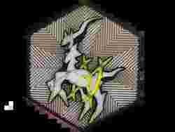 Cuadro Hexagonal Pokemon Dialga