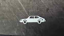 Toyota GT86 (First Gen. Facelift) Silhouette Keychain