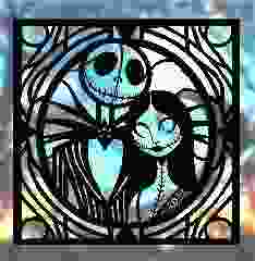 Goldfish Mandala Art â 2D geometric wallart (Stained Glass Style)